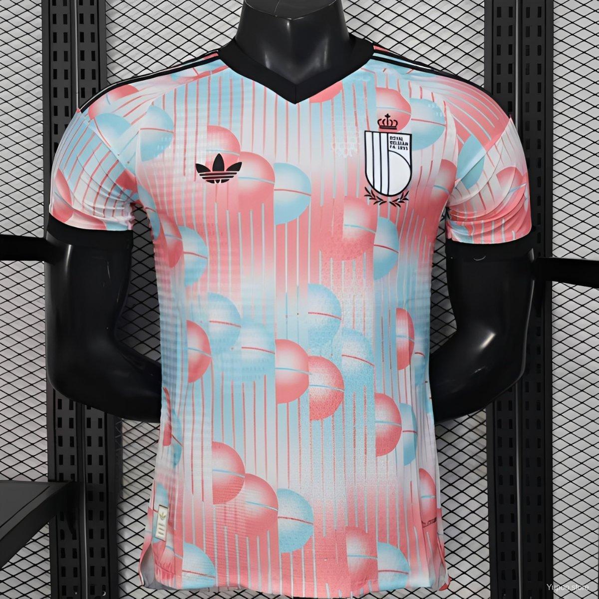 Camiseta de fútbol Bélgica 2026 VISITANTE MANGA CORTA VERSION JUGADOR